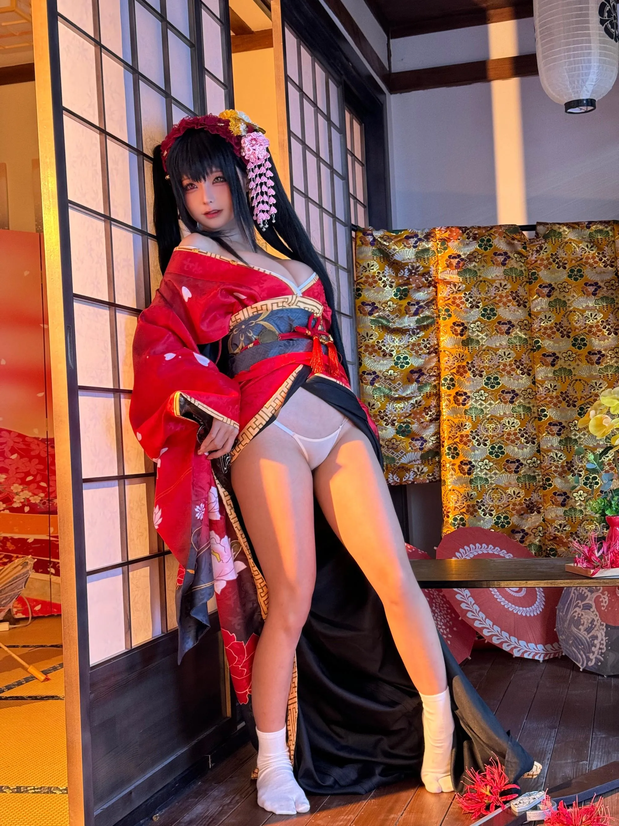 蠢沫沫 – NO.304 狂三和服cos-狂三 花絮 [114P]插图8